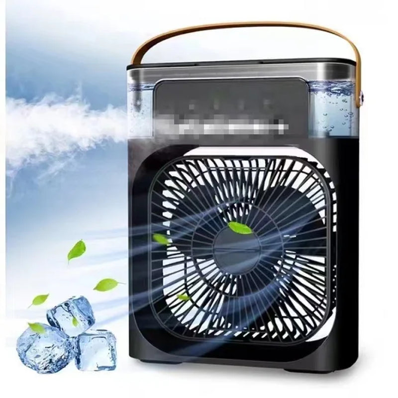 RefreshAir: 3-in-1 Portable Oasis - USB Fan, LED Night Light, & Mist Humidifier