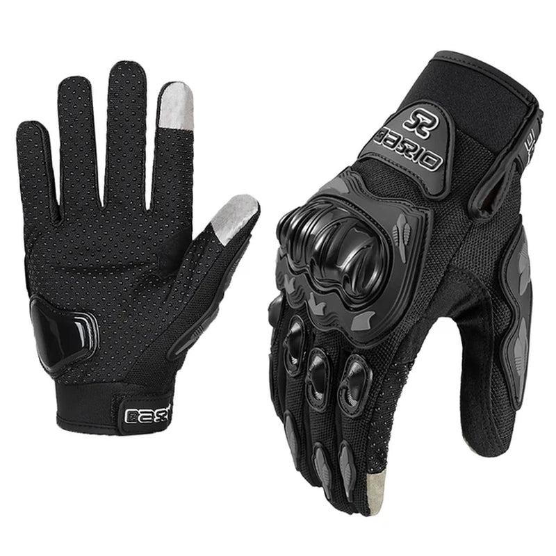 BreezeRider TouchTech Motorcycle Gloves: Premium Grip and Durability for Summer Adventures