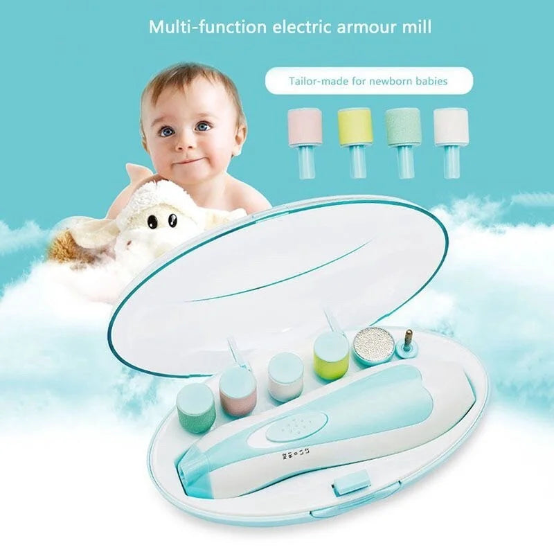 Tiny Tots Nail Salon: Electric Trim & Polish Set for Perfect Baby Manicures