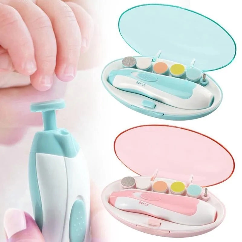 Tiny Tots Nail Salon: Electric Trim & Polish Set for Perfect Baby Manicures