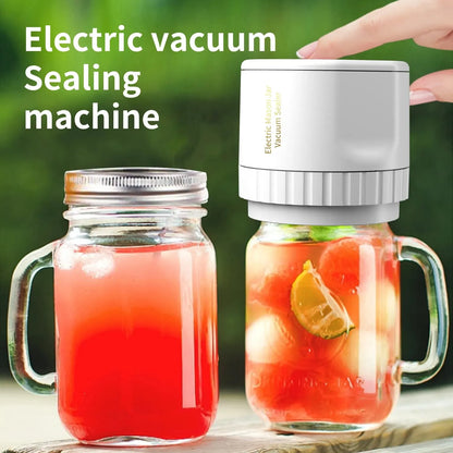 Cordless Electric Mason Jar Vacuum Sealer Kit for Wide-Mouth and Regular-Mouth Jars