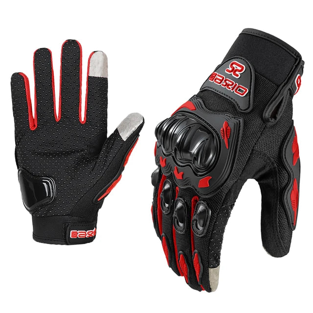 BreezeRider TouchTech Motorcycle Gloves: Premium Grip and Durability for Summer Adventures