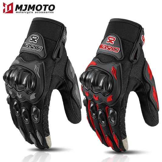 BreezeRider TouchTech Motorcycle Gloves: Premium Grip and Durability for Summer Adventures